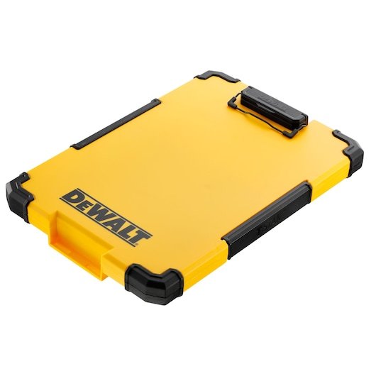 Portapapeles Dewalt Tstak, Base Amarilla/Negra, Con Luz Led De 180° Dwst82732-1