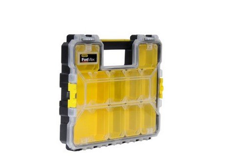 Stanley 1-97-517 Pieza Pequeña Y Caja De Herramientas Negro, Transparente, Amarillo Negro/Transparente, Negro, Transparente, Amarillo, 446 Mm, 74 Mm, 357 Mm