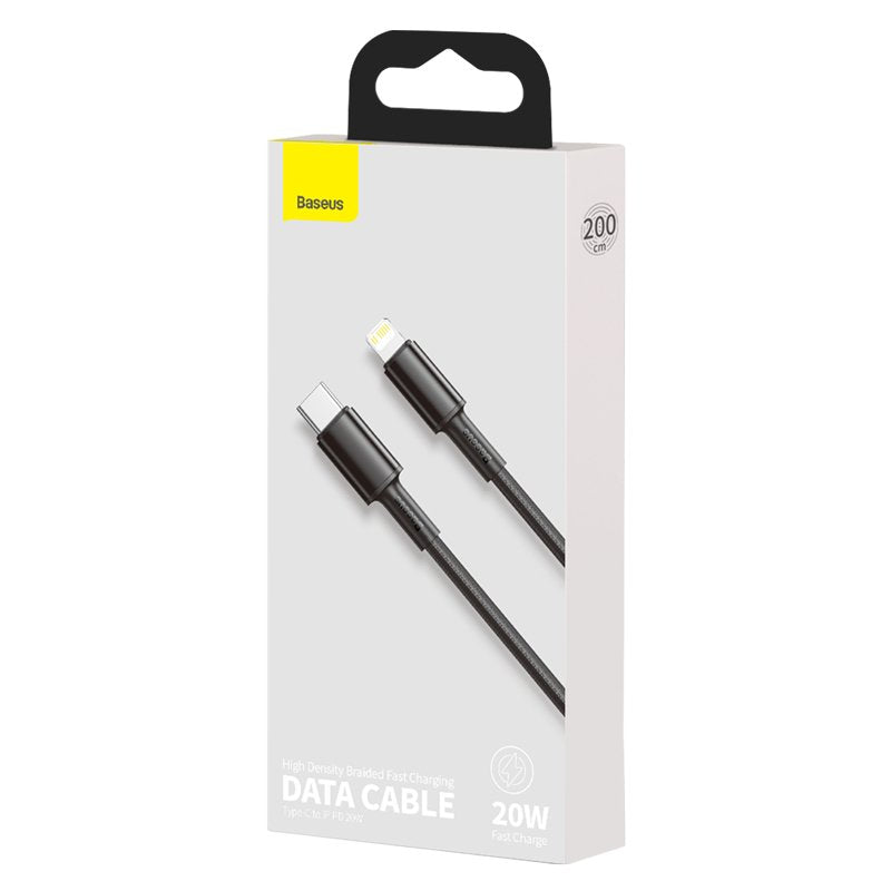 Baseus Catlgd-A01 Cable De Conector Lightning 2 M Negro