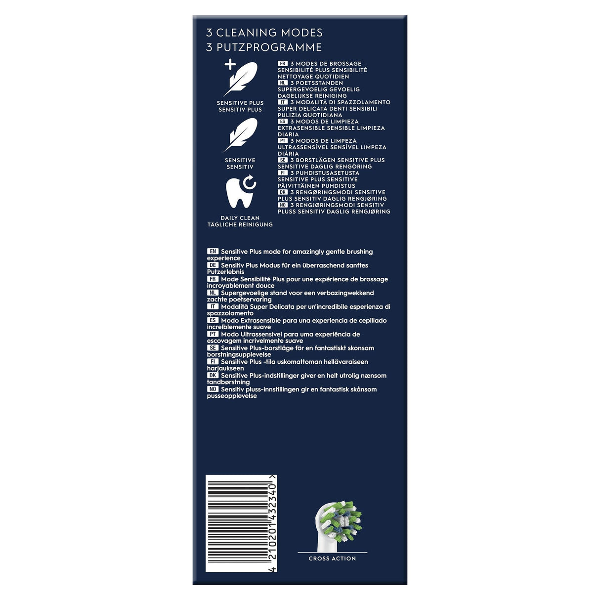 EAN 4210201432340 - Oral-B Vitality Pro Adulto Cepillo dental oscilante Violeta imagen 6