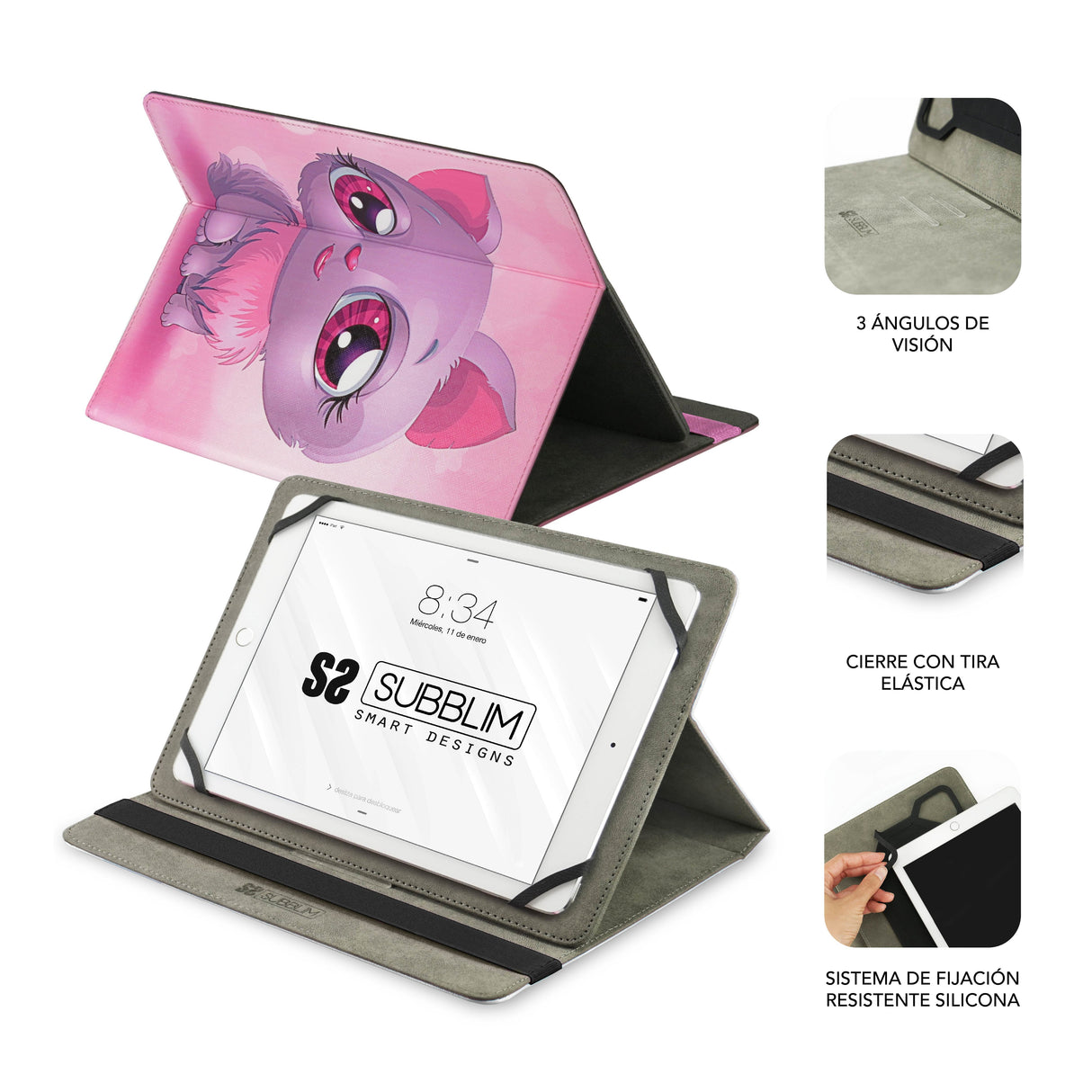 EAN 8436586740948 - SUBBLIM SUB-CUT-4TC002 funda para tablet 25,6 cm (10.1") Folio imagen 2