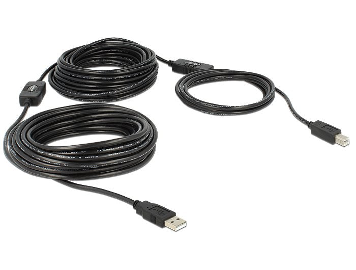 Delock Cable Activo Usb 2.0 A -> Usb 2.0 Tipo B (Impresora) M/M 20 M