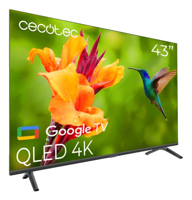 Televisor Qled 43" Cecotec 4k Uhd Google Tv Hdmi Usb Google Chromecast