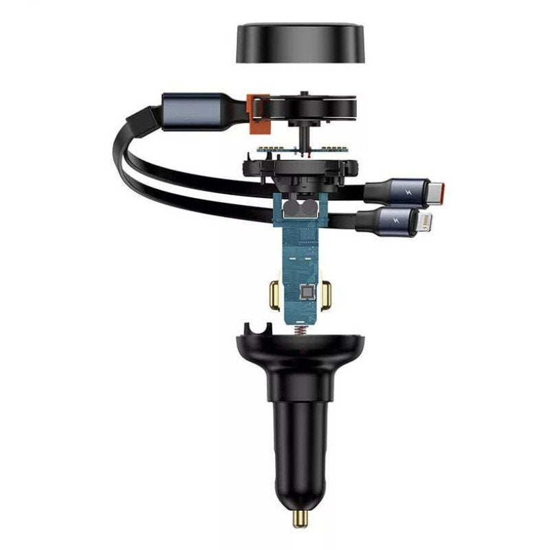 EAN 6932172641634 - Baseus C00057802111-02 cargador de dispositivo móvil Universal Negro Encendedor de cigarrillos Carga rápi imagen 3