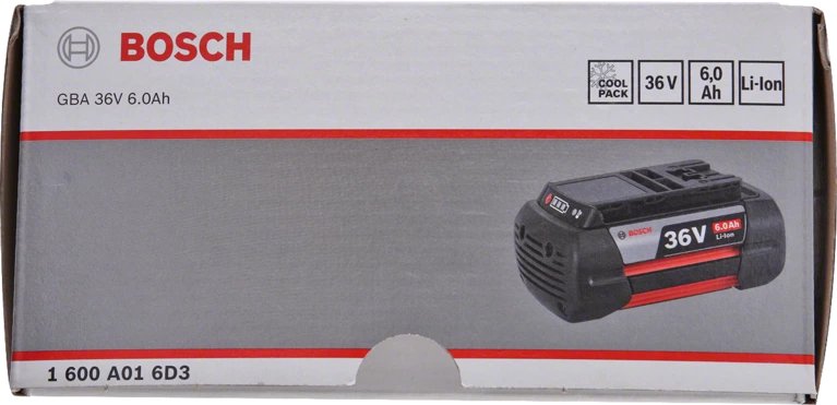 Bosch Professional Batería Gba 36v 6.0ah Ac Professional Negro 1600a016d3