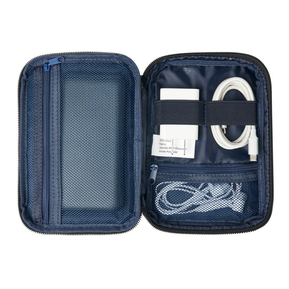 Rivacase 5631 Organizador Viaje Cables Negro Peq