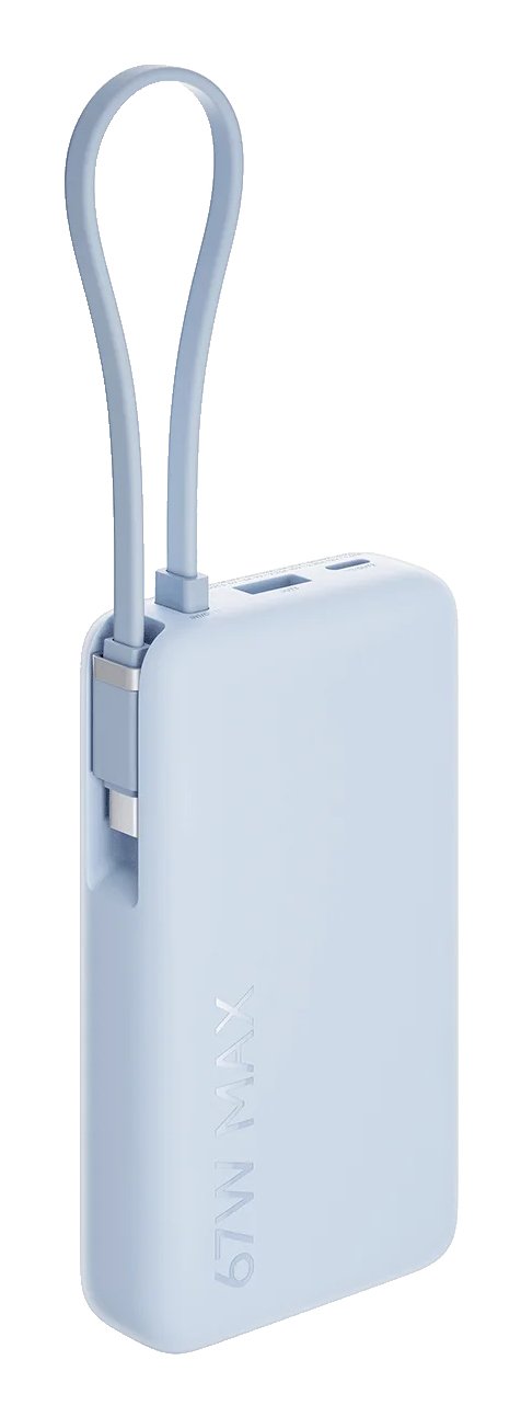 Xiaomi Power Bank 10000mah (Cable Integrado) 67w Azul Hielo