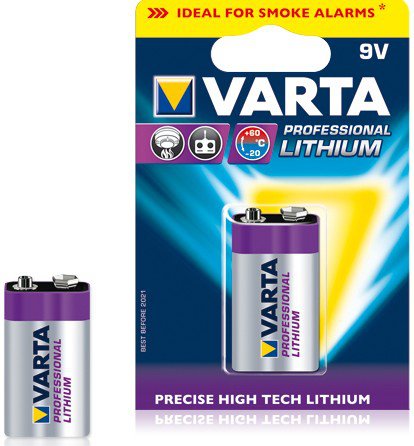 Varta Ultra Lithium 9v-Block 6 Lr 61