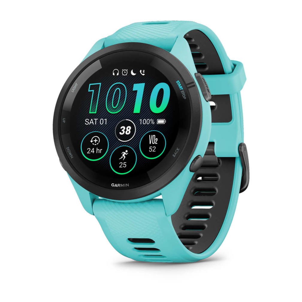 Garmin Forerunner 265 3,3 Cm (1.3") Amoled 46 Mm Negro, Azul Gps (Satélite)