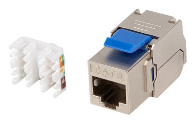 Lanberg Lacznik Keystone Gniazdo Rj45 -Beznarzedziowy Ftp Kat. 6