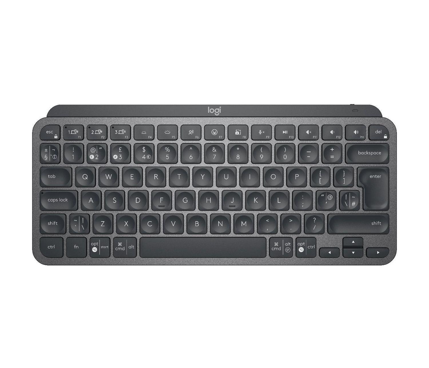 EAN 5099206098992 - Logitech 920-010495 teclado Universal RF Wireless + Bluetooth QWERTY Inglés del Reino Unido Grafito imagen 3