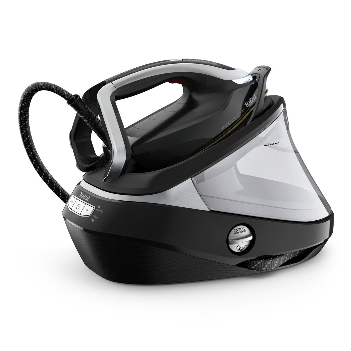 Centros De Planchado Tefal Pro Express Vision Gv9821 3000 W 1,2 L Durilium Airglide Autoclean Soleplate Negro, Plata