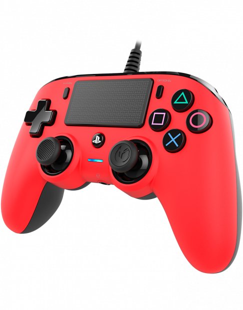 Nacon Gamepad Ps4 Rojo Ps4ofcpadred