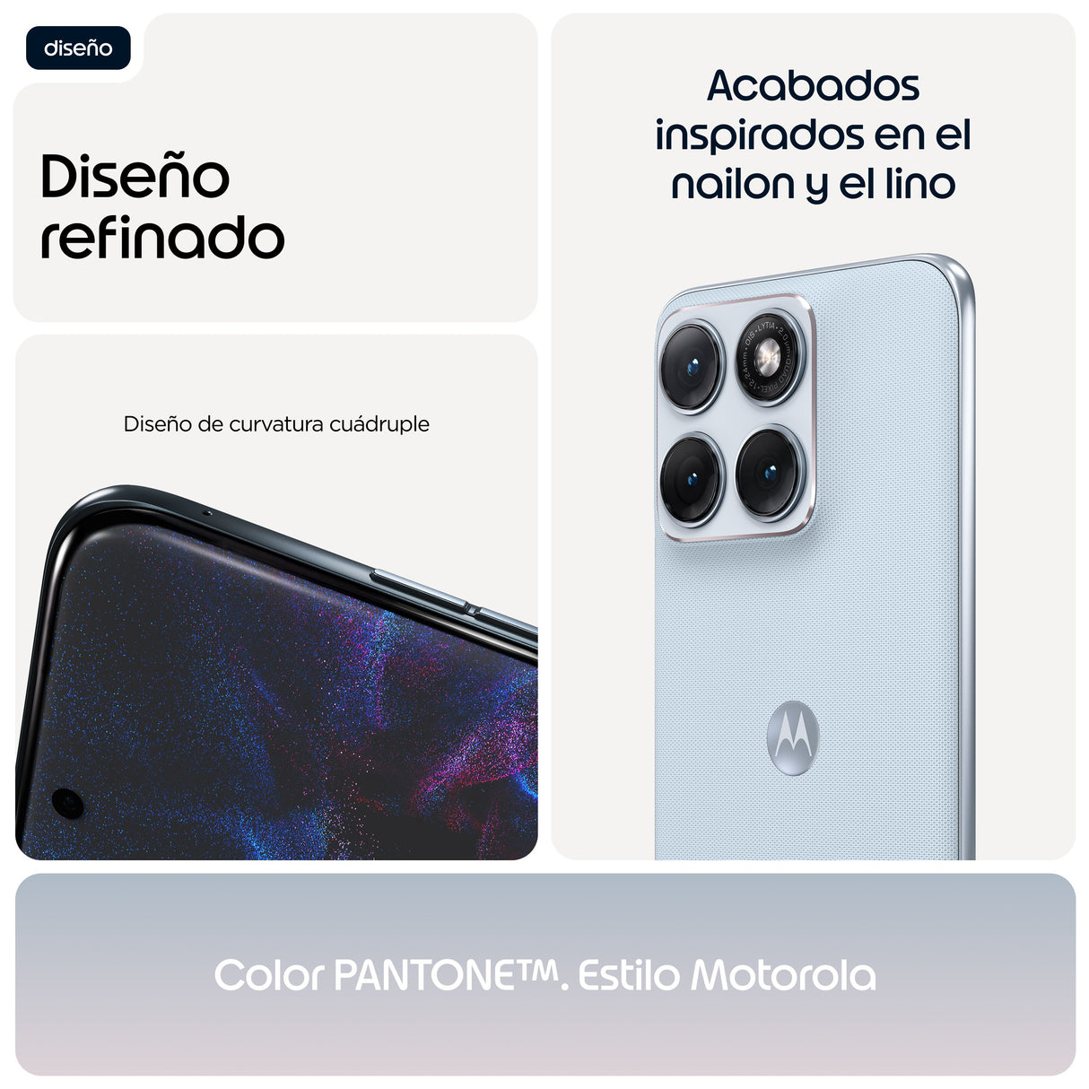 EAN 840493622330 - Motorola edge 70 fusion 17,2 cm (6.78") SIM doble Android 16.0 5G USB Tipo C 12 GB 256 GB 7000 mAh Azul cl imagen 10