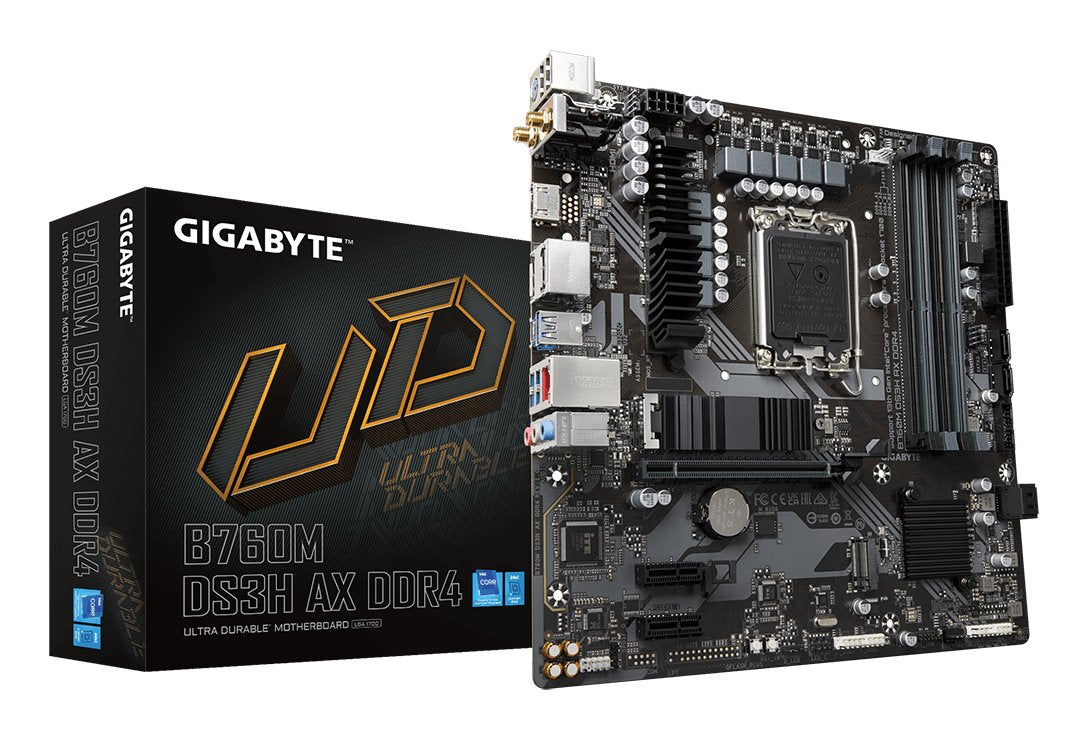 EAN 4719331850869 - GIGABYTE B760M DS3H AX DDR4 placa base Intel B760 Express LGA 1700 micro ATX imagen 1