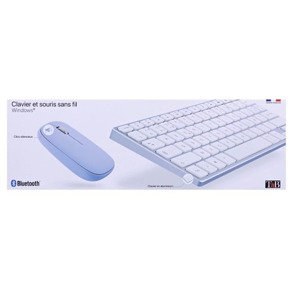 Pack 2en1 (Teclado/Ratón) Inalámbrico T Nb Iclick (Azul)