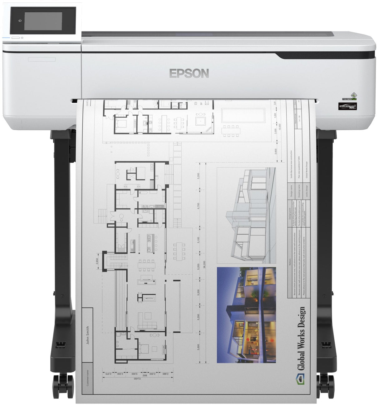 Plotter Epson Surecolor Sc-T3100 A1 24\11/ 2400ppp/ 1gb/ Usb/ Red/ Wifi/ Wifi Direct/ Pedestal