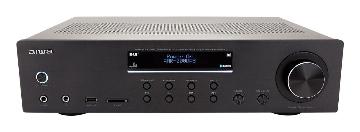 EAN 8435256898033 - Aiwa AMR-200DAB/BK amplificador de audio 2.0 canales Hogar Negro imagen 2