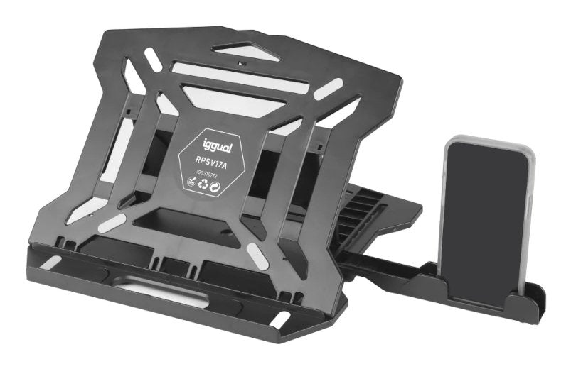 Iggual Soporte Ordenador Portátil + Móvil Rpsv17a