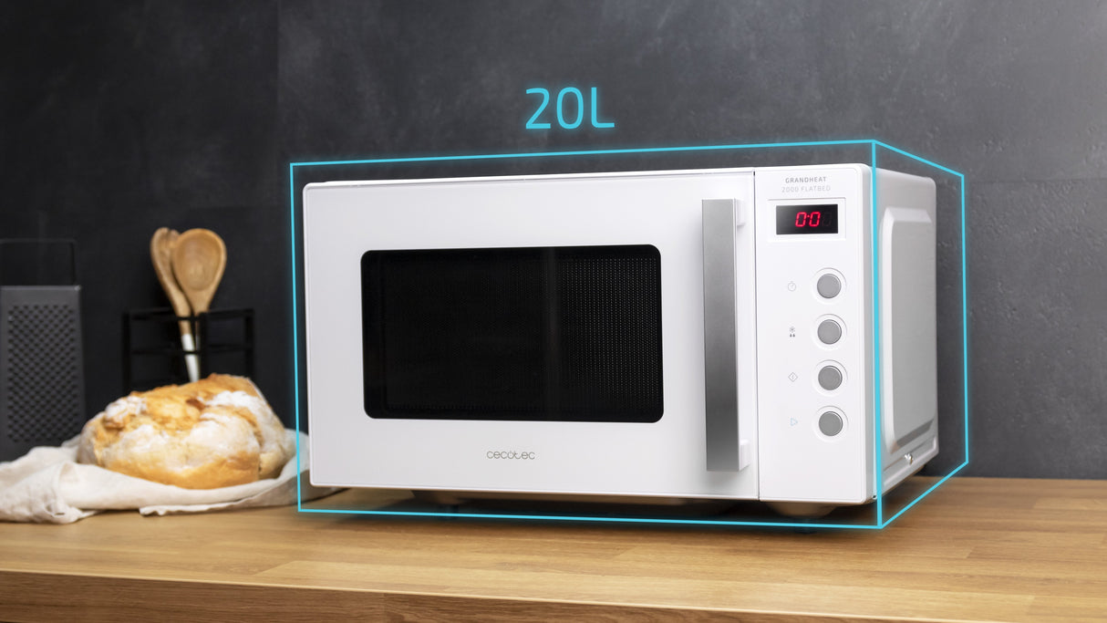 Microondas Cecotec Grandheat 2000 Flatbed White