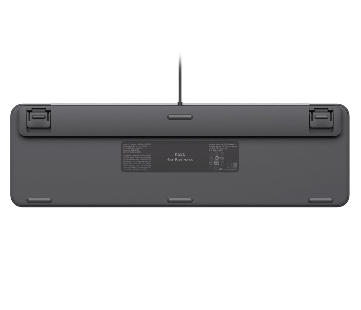 Logitech Signature Slim Wired K620 For Business Teclado Full Size Usb-C Qwerty Portugués