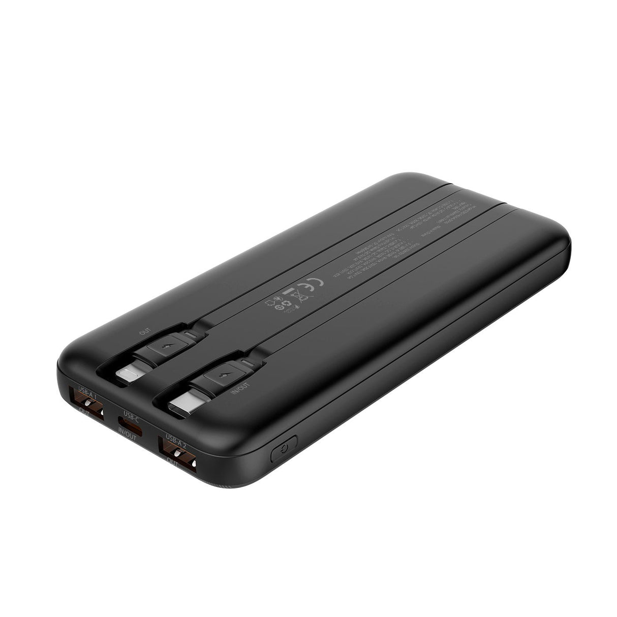 Coolbox Dp10 Powerbank 10000mah 22.5w Pd Y Qc - Usb-C Y Lightning - Pantalla Lcd - Negro