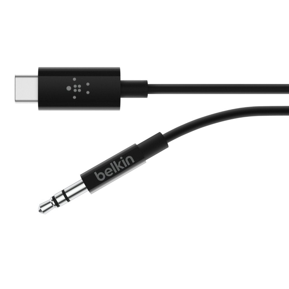 Belkin Rockstar 3.5mm Audio Cable With Usb-C Connector Cable De Audio Usb C 3,5mm Negro