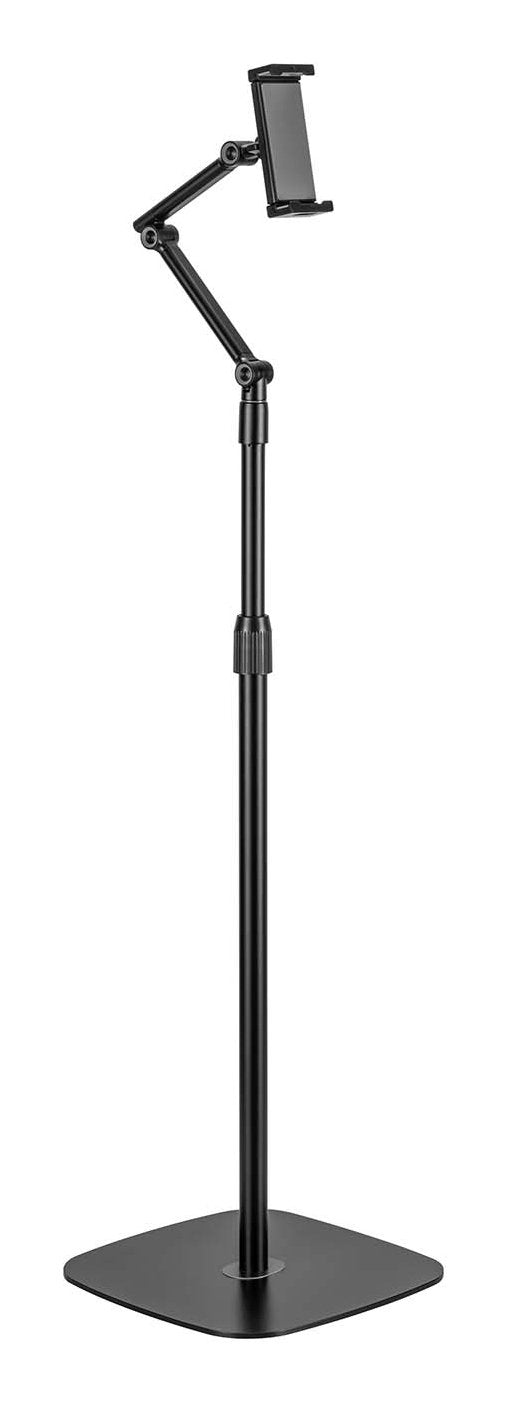 Aisens - Soporte De Suelo Universal Ajustable (3 Pivotes) Para Tablet, Negro