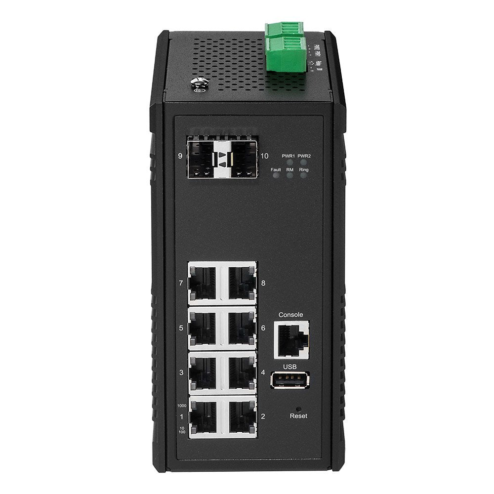 Edimax Switch Indumrial 8-Port Gigabit Web Managed 2xsfp