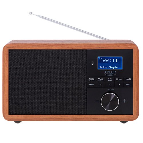 EAN 5902934839167 - Adler AD 1184 radio Portátil Digital Negro, Madera imagen 2