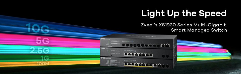 Zyxel Xs1930-12hp-Zz0101f,Switch Gestionado L3 10g Ethernet (100/1000/10000) Negro Energía Sobre Ethernet (Poe)
