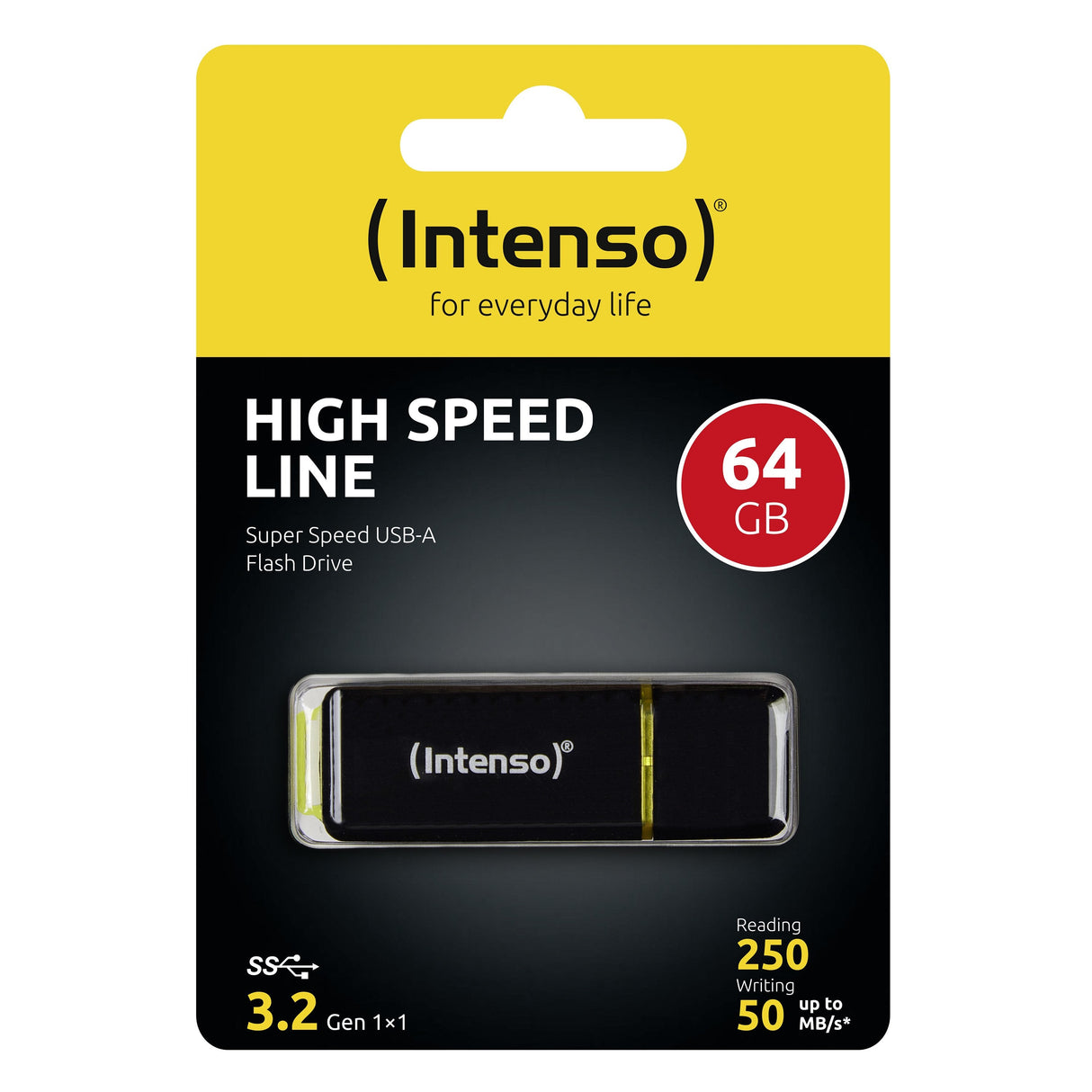 Pendrive Intenso 3537490 Usb 3.1 High Speed Line 64gb
