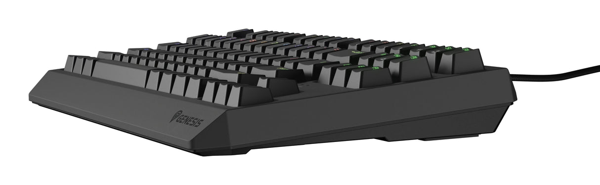 Genesis Thor 230 Tkl Rgb Mechanical Gaming Keyboard, Outemu Brown Switch, Us Layout, Wired, Black
