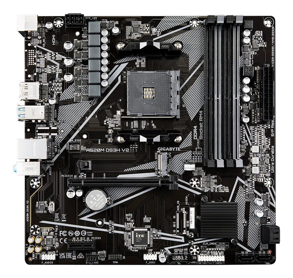 EAN 4719331854690 - GIGABYTE A520M DS3H V2 placa base Zócalo AM4 micro ATX imagen 4