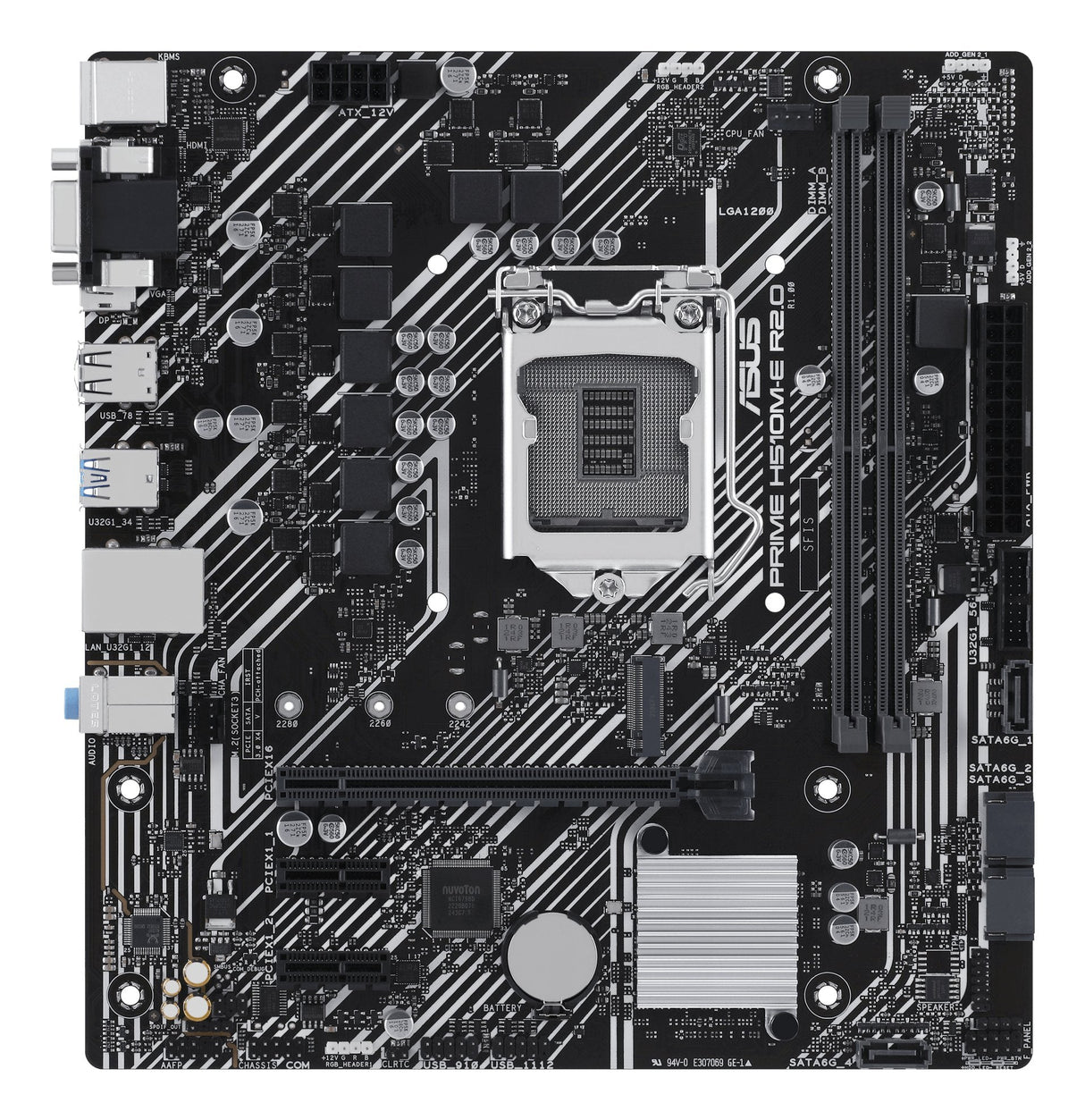 Placa Base Asus Prime H510m-E R2.0 Intel,1200,Ddr4,Matx