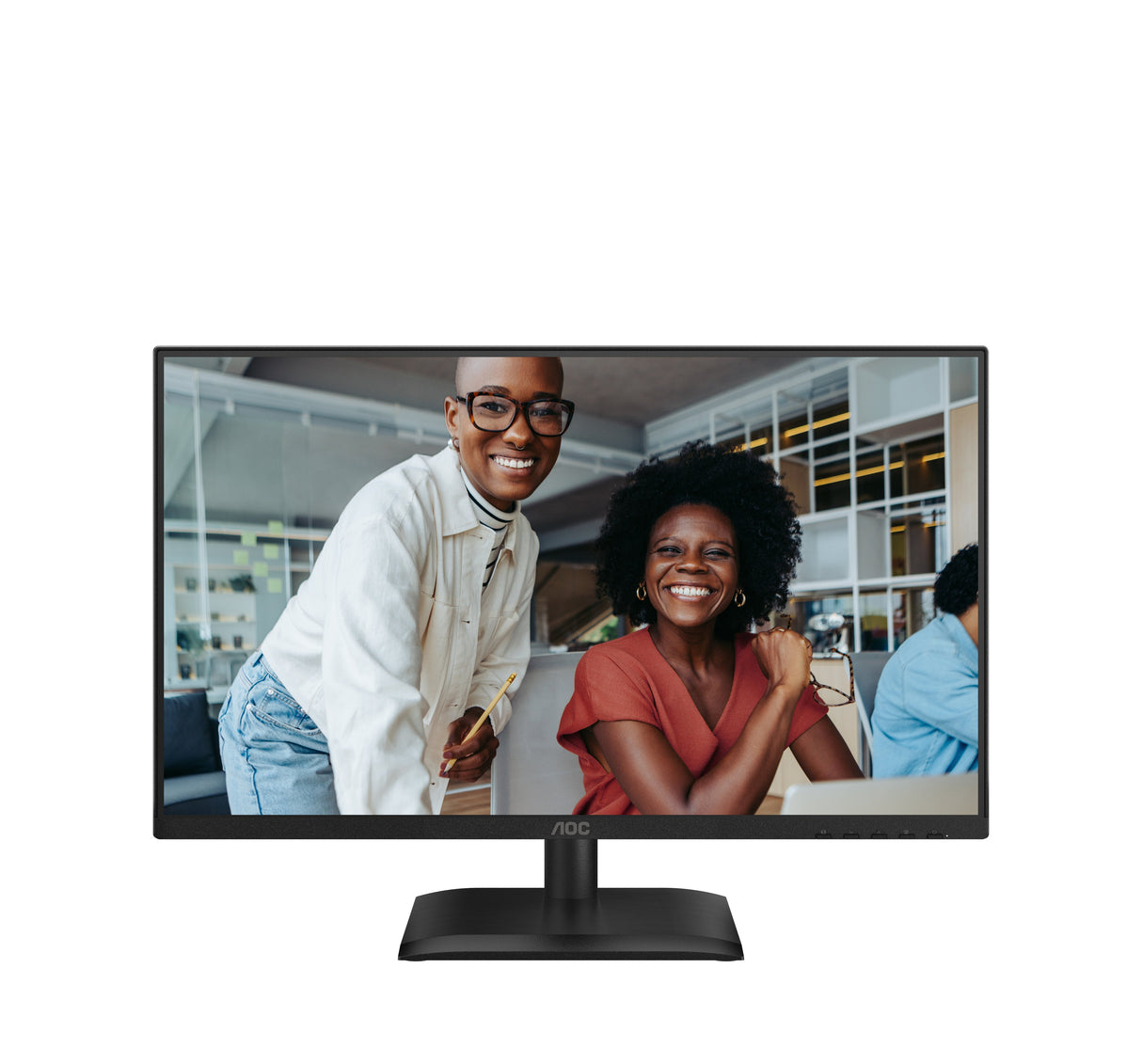 Monitor Aoc E4 24e4cv 23.8" 1920 X 1080 Pixeles Full Hd Led Negro