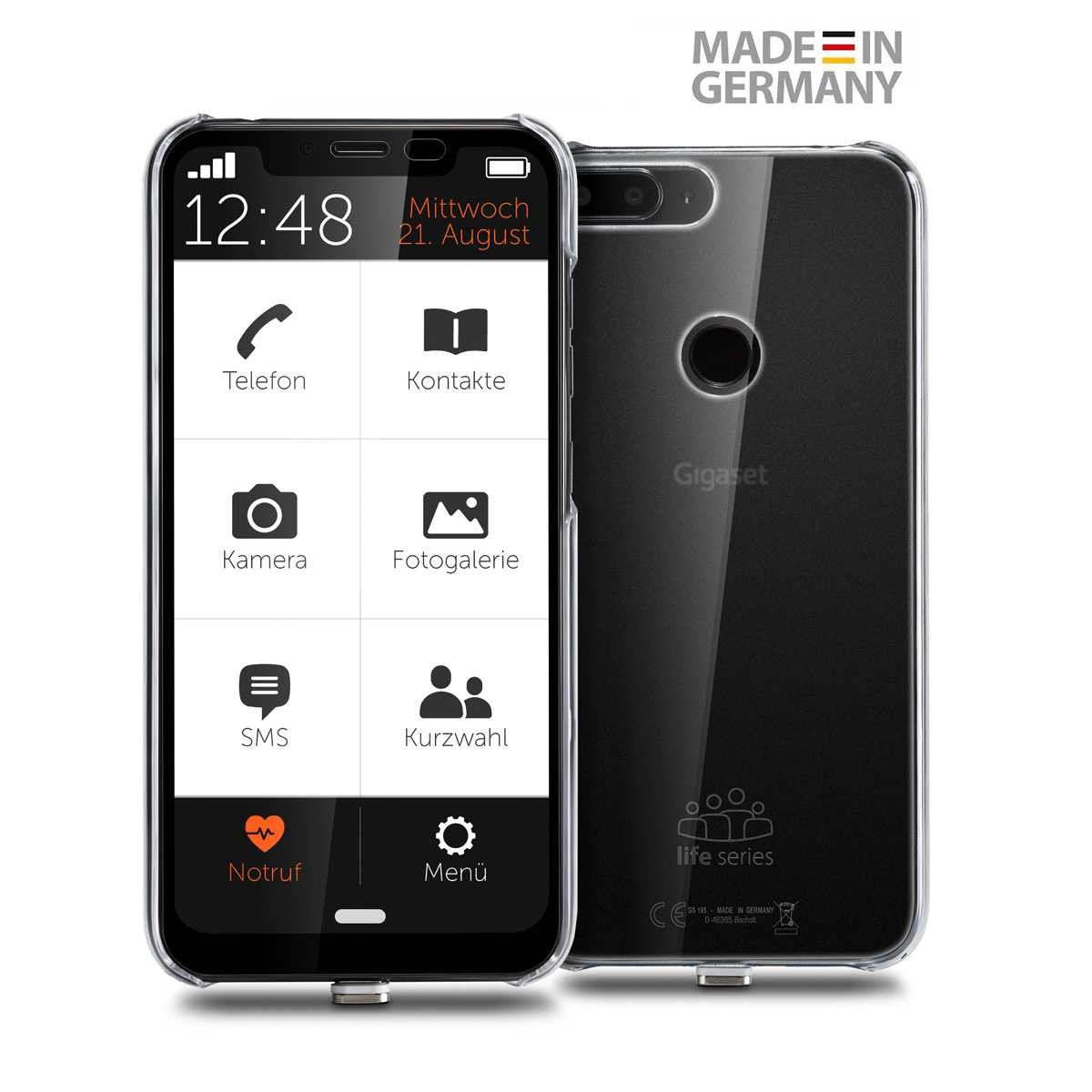 EAN 4250366862613 - Gigaset GS195LS 15,7 cm (6.18") SIM doble Android 9.0 4G USB Tipo C 2 GB 32 GB 4000 mAh Negro imagen 2