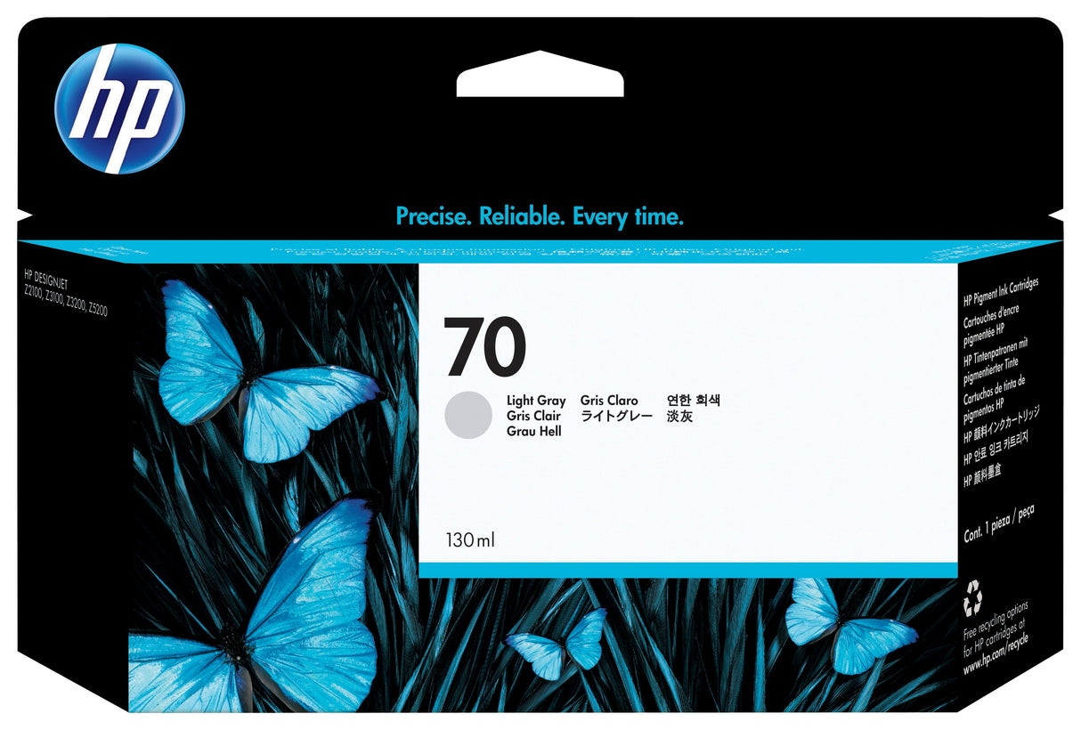 EAN 0882780528680 - HP 70 130-ml Light Gray DesignJet Ink Cartridge cabeza de impresora Inyección de tinta térmica imagen 3