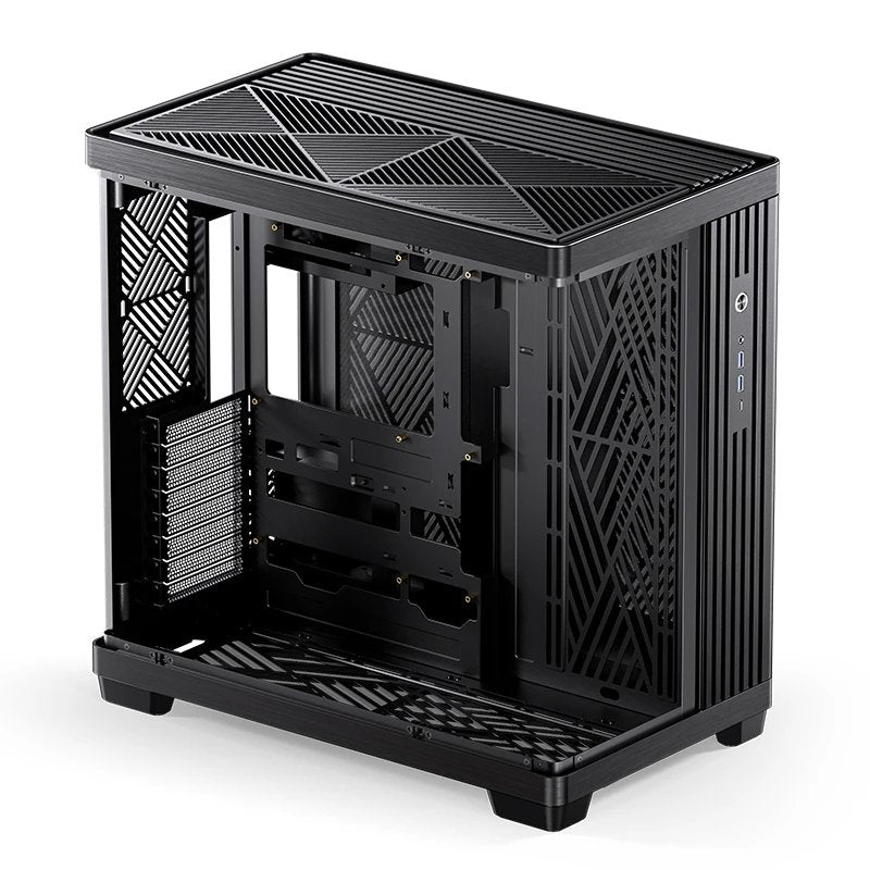 Jonsbo Tk-4 Gehäuse, Midi-Tower, Atx, Tempered Glass - Schwarz