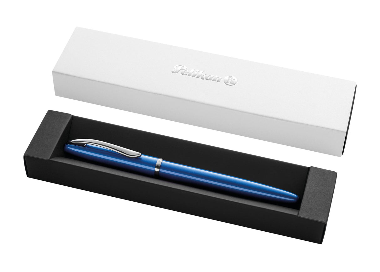 EAN 4012700821843 - Pelikan Jazz Noble Elegance P36 pluma estilográfica Sistema de carga por cartucho Azul, Plata 1 pieza(s) imagen 5