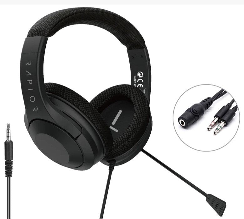 EAN 4251236201006 - Raptor Gaming RG-H300-B auricular y casco Auriculares Alámbrico Diadema Juego Negro imagen 2
