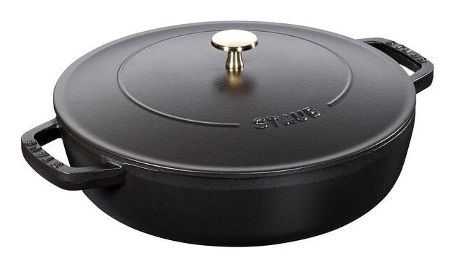 Staub Brter Chistera 28 Cm Schwarz, Gusseisen