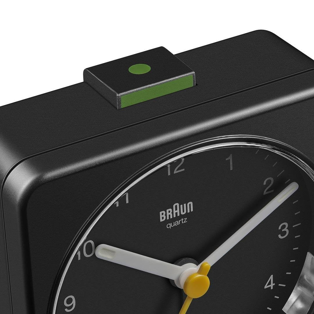 Braun Bc 03 B Reloj Despertador De Cuarzo Analógico Negro