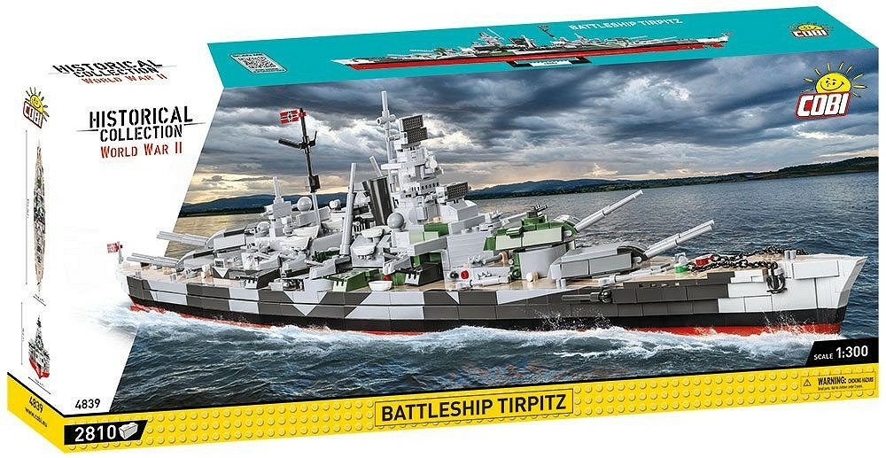 Juguete De Construcción Cobi Acorazado Tirpitz, Escala 1:300 Cobi-4839