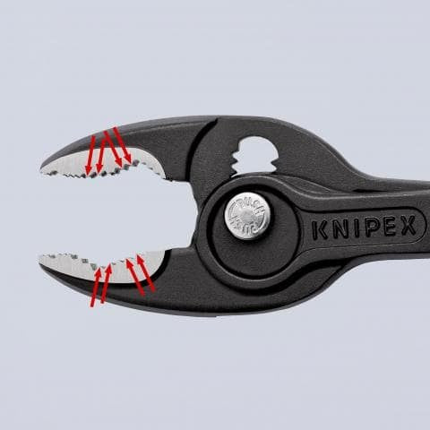 Alicates De Agarre Frontal Knipex Twingrip (Rojo Azul)