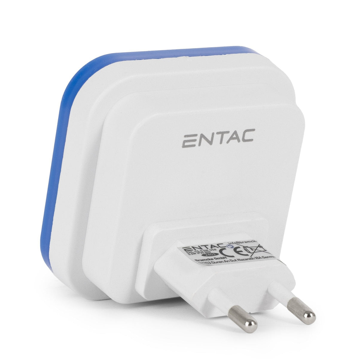 Entac Nachtlicht 0.5w Quadratisch Cw Blue Dämmerungssensor