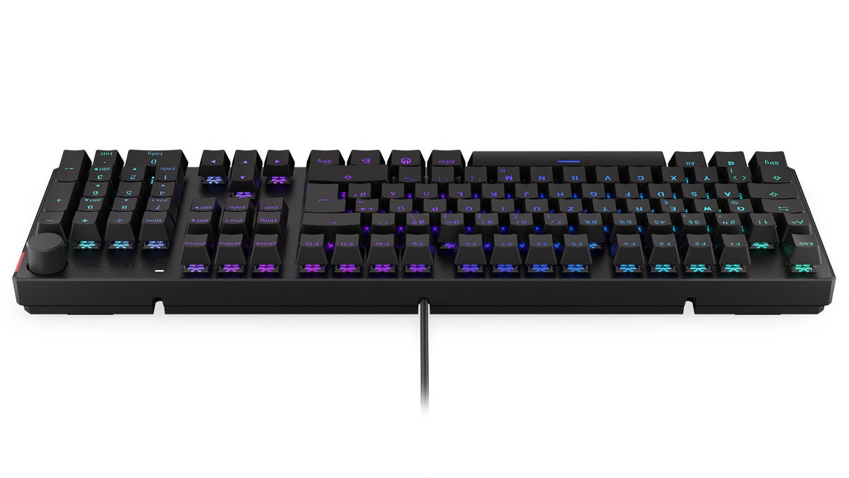 Teclado Alemán Endorfy Thock Usb Qwertz Negro