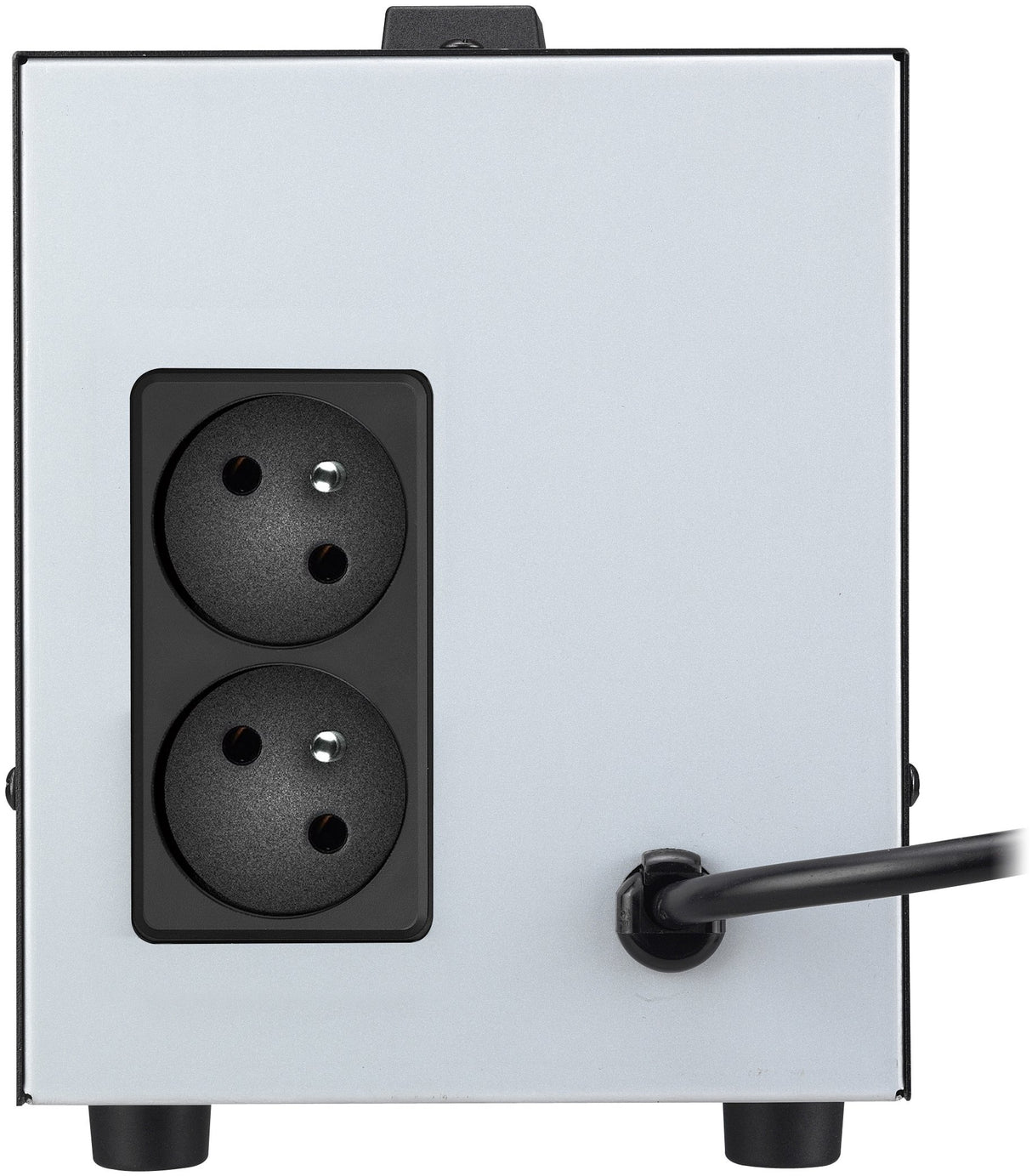 EAN 4260074977042 - PowerWalker AVR 1500 SIV FR regulador de voltaje 2 salidas AC 110-280 V Negro imagen 3
