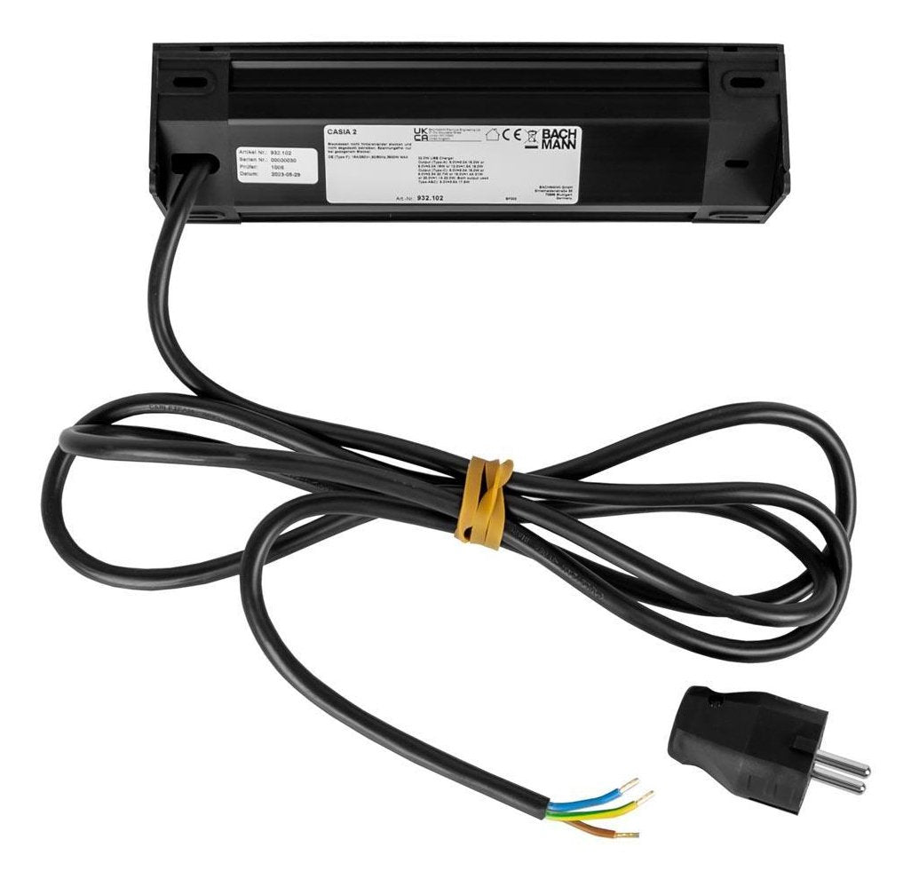 Regleta Bachmann Casia 2 2xcee7/3 1xusb A/C 22w 2,0m Aeh Sw