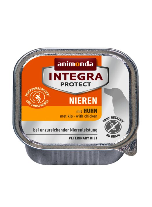 Animonda Integra Protect Nieren Sabor: Pollo - Bandeja 150g